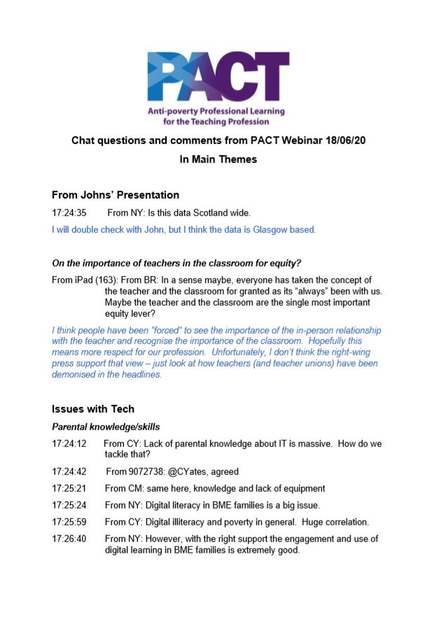 The EIS PACT Project hosted a webinar 